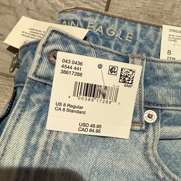 American Eagle Outfitters Light Blue Stretch Denim - Picture 3 of 5